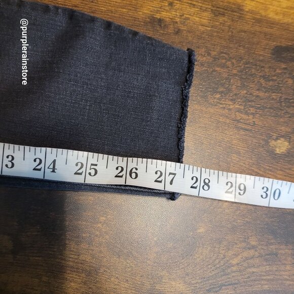 Madewell Jeans 27 Skinny 9" High Rise Black Sea Wash H2230 Tummy Control - Picture 11 of 13